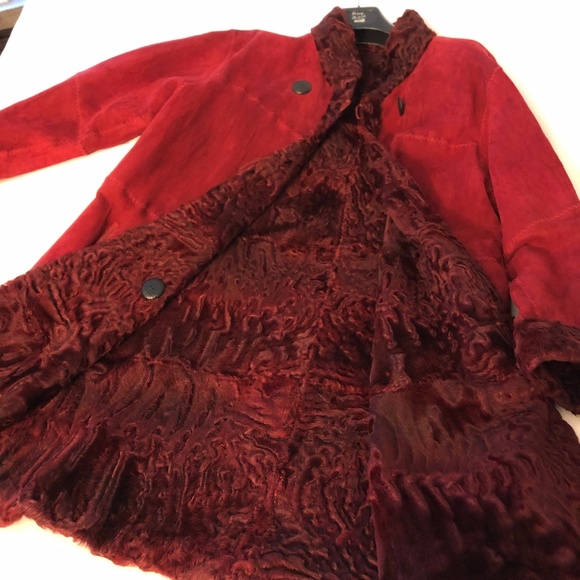 REVERSIBLE COAT VINTAGE SAINT LAURENT SIZE SMALL